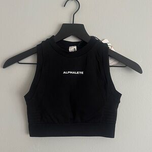 NEW - Alphalete Black Crop Top